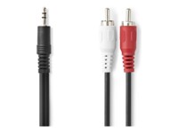 Nedis CAGL22200BK30 Audiokabel 3m Sort
