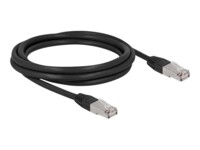 DeLOCK CAT 6a S/FTP 2m Patchkabel Sort