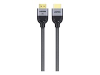 Unitek HDMI-kabel Sort Grå