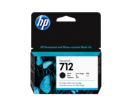HP 712 Sort Blæk 3ED70A