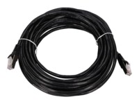 Extralink CAT 5e Kabel med folie og kobberfletning (FTP) 10m Patchkabel Sort