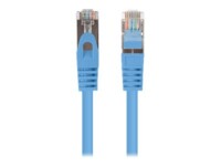 Lanberg CAT 6 Foldet uskærmet snoet par (F/UTP) 25cm Patchkabel Blue (RAL 5012)