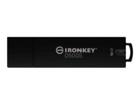 Kingston IronKey D500S 16GB USB 3.2 Gen 1 Sort