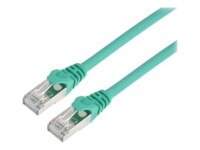 Prokord CAT 6a Kabel med afskærmning med folie og kobberfletning (SFTP 15m Netværkskabel Grøn