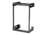StarTech.com 15U 19' Wall Mount Network Rack - 12' Deep Open Frame for Server Room AV/Data/Patch Panel/IT/Computer Equipment w/Cage Nuts Rack Sort