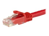 StarTech.com 7.5m CAT6 Cable - Red Snagless CAT 6 Wire - 100W RJ45 UTP 650MHz Category 6 Network Patch Cord UL/TIA (N6PATC750CMRD) CAT 6 Ikke afskærmet parsnoet (UTP) 7.5m Patchkabel Rød
