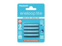 Panasonic eneloop lite AAA type Batterier til generelt brug (genopladelige) 550mAh 4