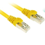 Sharkoon CAT 6 Kabel med afskærmning med folie og kobberfletning (SFTP 1m Patchkabel Grey