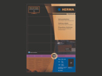 HERMA Premium Laminerede adressemærkater 99.1 x 38.1 mm 1400etikette(r)