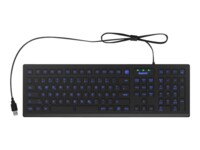 RaidSonic KeySonic KSK-8031INEL-B Tastatur Blå Kablet Tysk