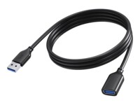 Vision TC 2MUSB3.0EXT/BL USB-A to USB-A 2m Sort