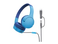 Belkin SoundForm Mini Kablet Hovedtelefoner Blå