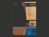 HERMA Premium Laminerede etiketter A5 (148 x 210 mm) 400etikette(r)