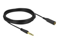 Delock Forlængerkabel til audio 5m Sort