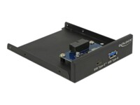 DeLOCK 3.5' USB 3.1 Gen 1 Front Panel 1 x USB Type-C 1 x USB Typ-A Lagrings bay port panel