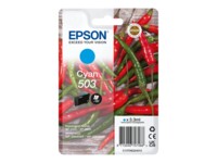 Epson 503 Singlepack Cyan 165 sider Blæk C13T09Q24010