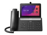 Cisco Video Phone 8875 IP-videotelefon IEEE 802.11a/b/g/n/ac (Wi-Fi) / Bluetooth 4.2 LE Sort
