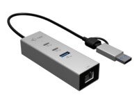 i-tec CAMETALG325HUB Hub 4-porte