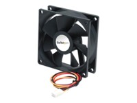 StarTech.com 92x25mm Ball Bearing Quiet Computer Case Fan w/ TX3 Connector - 3 pin case Fan - TX3 Fan - 90mm Fan (FAN9X25TX3L) Ventilationspakke for system 1-pack 92 mm