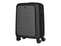 Wenger Syntry Carry-On Spinner Sort Varme grå Polyester Polykarbonat ABS plastic