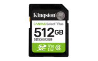 Kingston Canvas Select Plus SDXC UHS-I Memory Card 512GB 150MB/s