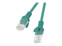 Lanberg CAT 5e Ikke afskærmet parsnoet (UTP) 50cm Patchkabel Grøn RAL 6024