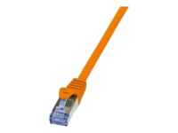 LogiLink PrimeLine CAT 6a SFTP, PiMF 2m Patchkabel Orange