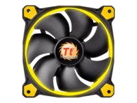 Thermaltake Riing 14 LED Fan 1-pack Sort Gul 140 mm