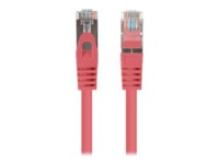 Lanberg CAT 6 Foldet uskærmet snoet par (F/UTP) 50cm Patchkabel Rød RAL 3017