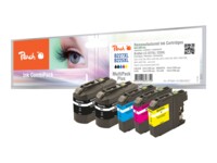 Peach Multi Pack Sort Gul Cyan Magenta 1200 sider Blæk PI500-141