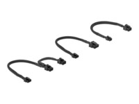 Delock Strømkabelpakke Sort