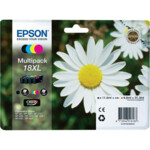 Epson 18XL Sort Gul Cyan Magenta Blæk C13T18164012