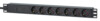 19' 1U Rack Mount 7-Output Power Distribution Unit (PDU) / Surge Protector, EU CEE 7/3 Outlets, 500 Joule/19,500 A Surge Protection, Built-in 3 m Power Cord with EU CEE 7/7 Plug, 16 A, Horizontal Mount, Aluminum, Black