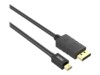 Unitek Y-C612BK DisplayPort kabel 3m Sort