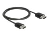 Delock Premium HDMI-kabel med Ethernet 1m Sort