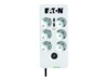 Eaton Protection Box 6 USB Tel@ Din Strømstødsbeskytter 6-stik 10A Hvid