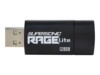 Patriot Supersonic Rage Lite 128GB USB 3.2 Gen 1 USB stick Sort Blå
