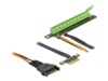 DeLOCK PCI Express x1 to x16 flexible cable Udvidelseskort