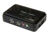 StarTech.com 2 Port USB VGA KVM - Single VGA - Hot-key & Audio Support - 2048x1536 @60Hz KVM - KVM Video (SV211KUSB) KVM / audio-switch Desktop