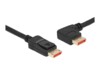 Delock DisplayPort kabel 2m Sort