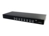 StarTech.com 8 Port VGA KVM Switch - 1U Rack Mount - USB VGA KVM Switch with Audio - 1920 x 1440 @60hz - KVM Video Switch (SV831DUSBAU) KVM / audio-switch