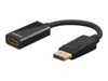 goobay DisplayPort adapter 10cm Sort