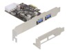 DeLock PCI Express card > 2x USB 3.0 USB-adapter PCI Express x1 5Gbps