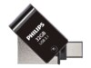 Philips FM32DC152B 32GB USB 3.1 / USB-C USB stick Sort Sølv