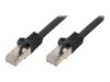Shiverpeaks BASIC-S CAT 7 (kabel)/CAT 6a (stikforbindelser) SFTP, PiMF Patchkabel Sort
