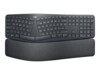 Logitech ERGO K860 Tastatur Trådløs Tysk