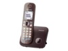 Panasonic KX-TG6811 Trådløs telefon Ingen nummervisning Brun