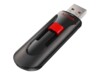 SanDisk Cruzer Glide 256GB USB 2.0 USB stick Sort Rød