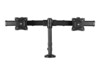 StarTech.com Dual Monitor Mount - Supports Monitors to 27' - Adjustable - Desk Clamp or Grommet-Hole Desk Mount for Dual VESA Monitors - Black (ARMBARDUOG) Stativ 2 skærme 13'-27'