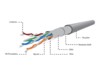Gembird CAT 5e Kabel med folie og kobberfletning (FTP) 304.8m Bulkkabel Grå